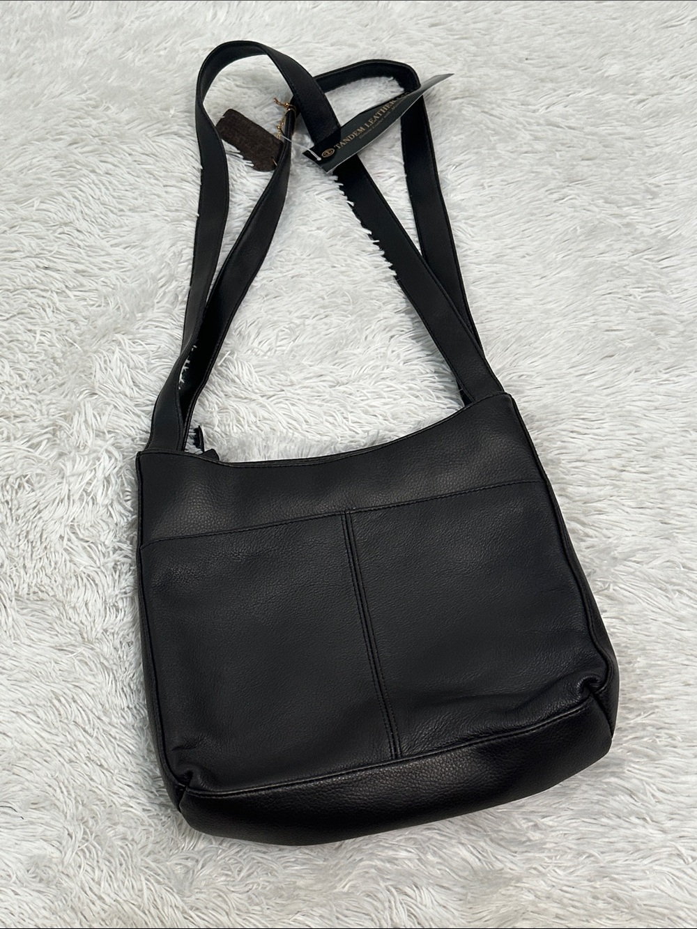 🥕 NWT Vintage Tandem Leather Collection Shoulder Bag Purse